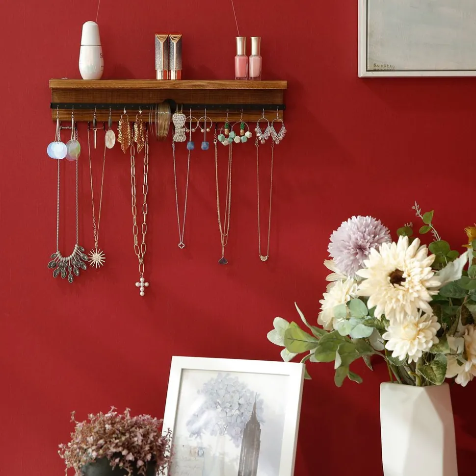 Store SONGMICS Meuble de rangement 2 tiroirs Brun Vintage Noir