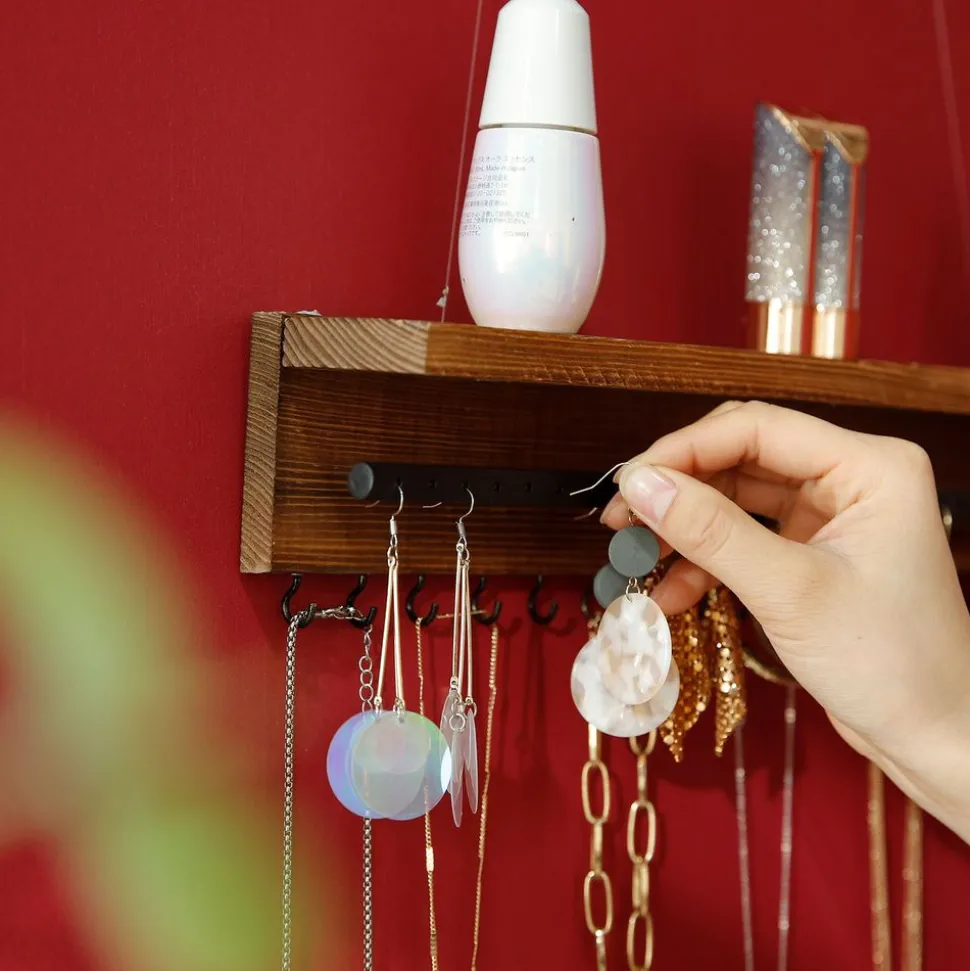 Store SONGMICS Meuble de rangement 2 tiroirs Brun Vintage Noir