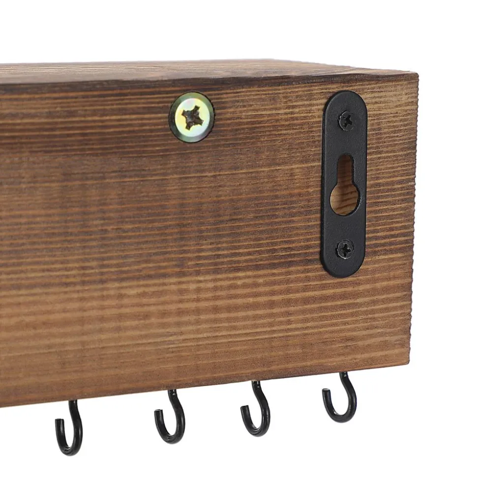 Store SONGMICS Meuble de rangement 2 tiroirs Brun Vintage Noir