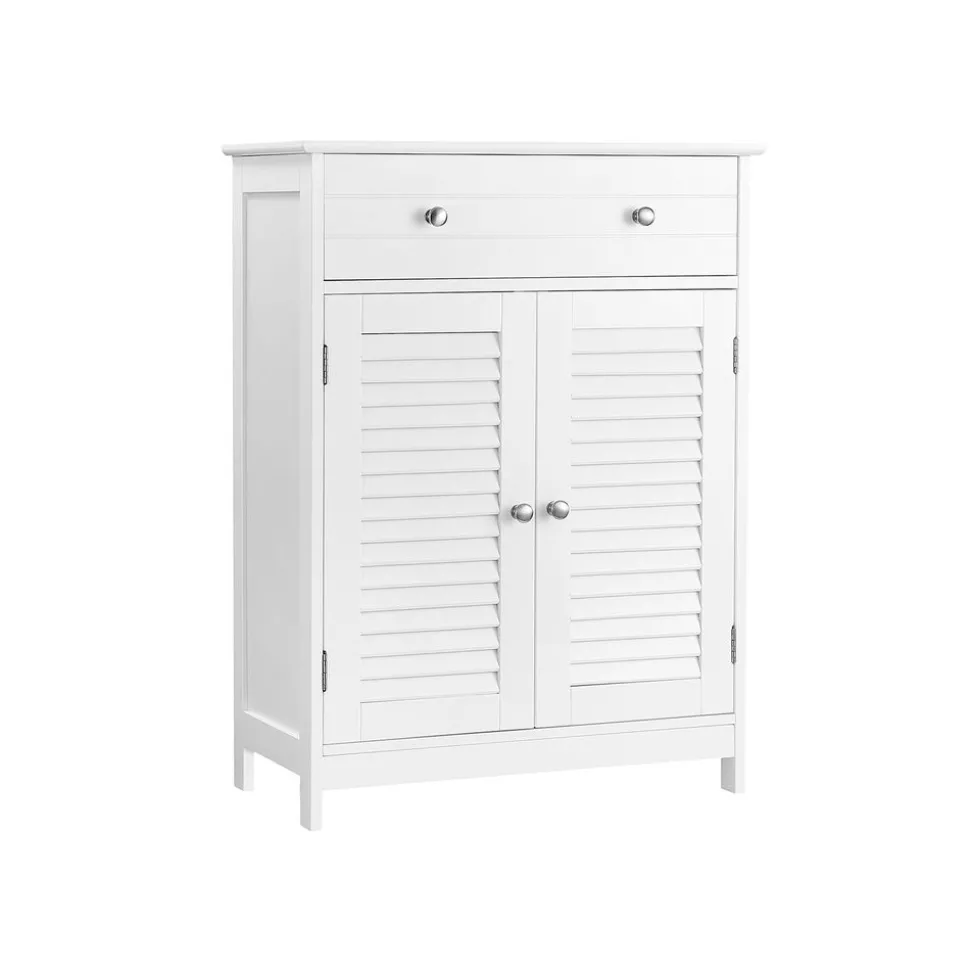 Store SONGMICS Meuble de rangement mat Blanc