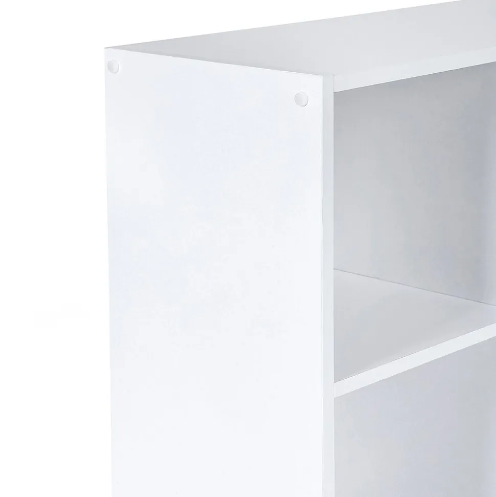 New SONGMICS Meuble de rangement haut Blanc