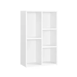 New SONGMICS Meuble de rangement haut Blanc