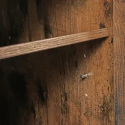 Discount SONGMICS Meuble de rangement industriel Brun Vintage Noir