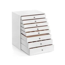 Sale SONGMICS Meuble de rangement rustique Blanc