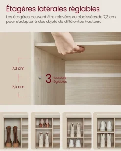 Shop SONGMICS Meuble d’Entrée avec Siège