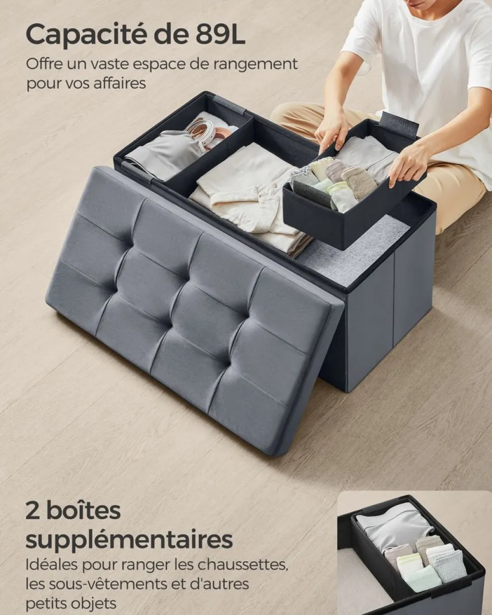 Flash Sale SONGMICS Meuble d'entrée miroir rustique