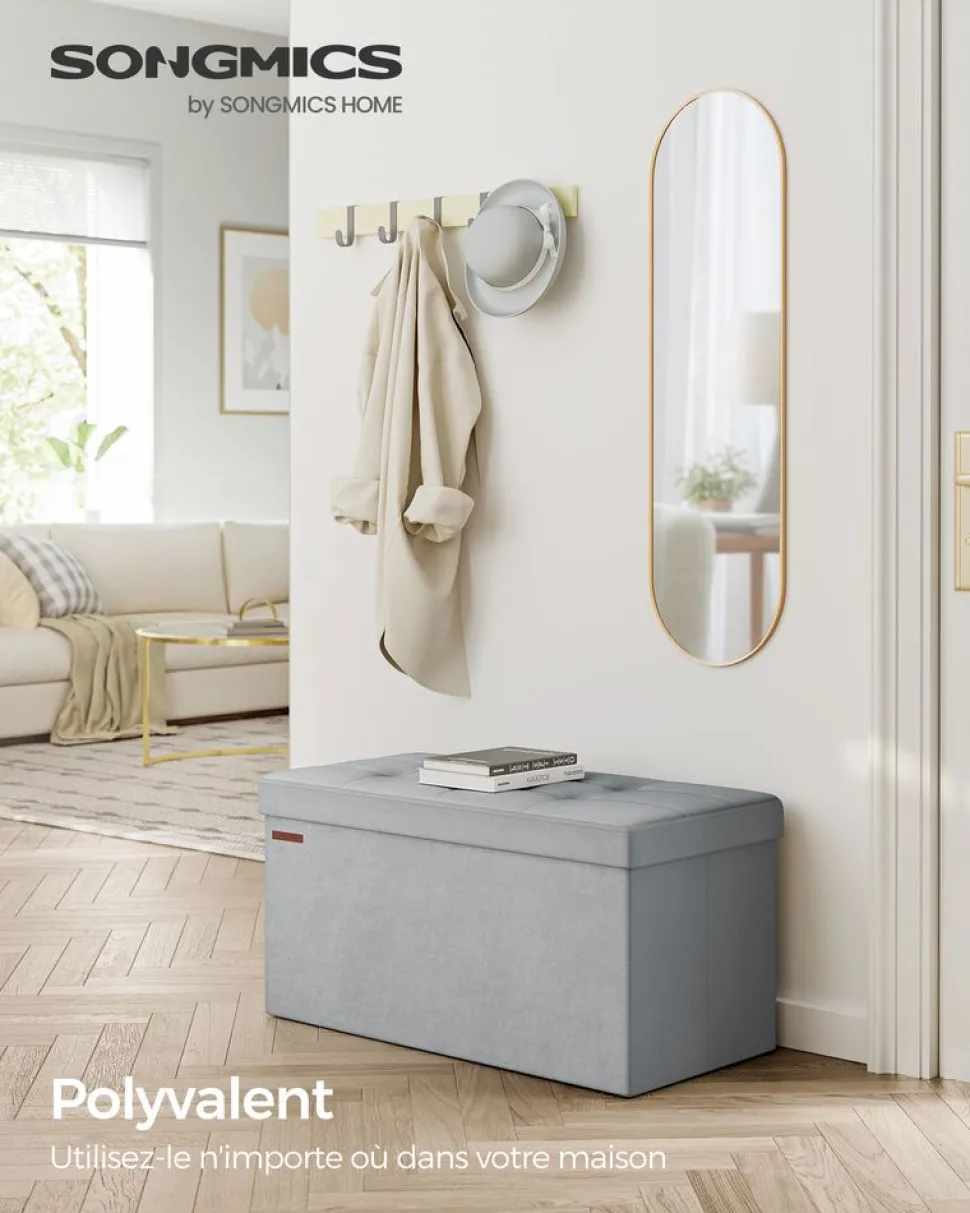 Flash Sale SONGMICS Meuble d'entrée miroir rustique