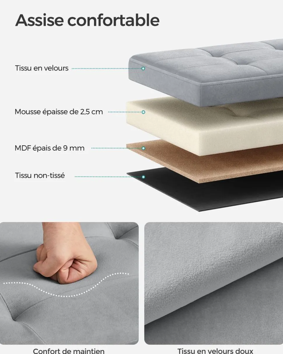 Flash Sale SONGMICS Meuble d'entrée miroir rustique