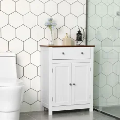 Cheap SONGMICS Meuble entrée verre noir