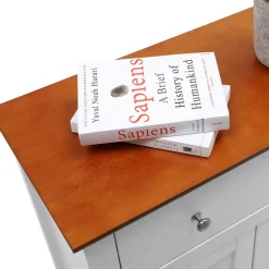 Cheap SONGMICS Meuble entrée verre noir