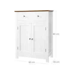 Cheap SONGMICS Meuble entrée verre noir