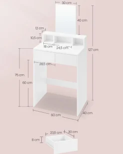 Outlet SONGMICS Meuble jouets 3 niveaux Blanc