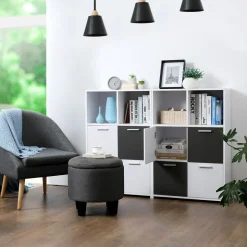 Cheap SONGMICS Meuble jouets livres multicolore Blanc