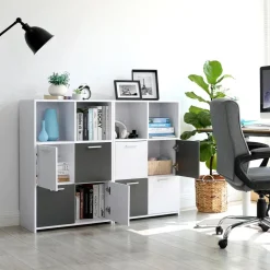 Cheap SONGMICS Meuble jouets livres multicolore Blanc