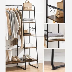 Store SONGMICS Meuble modulable 6 casiers Blanc