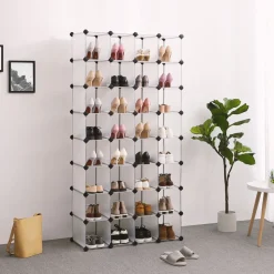 Shop SONGMICS Meuble modulable 32 casiers