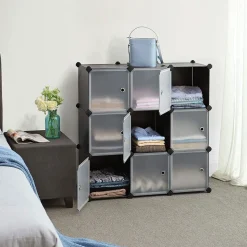 Flash Sale SONGMICS Meuble modulable 9 cubes