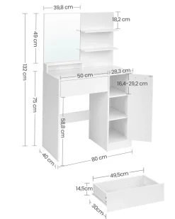 Outlet SONGMICS Meuble modulable 6 cubes