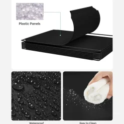 Best SONGMICS Meuble modulable 16 cubes noir