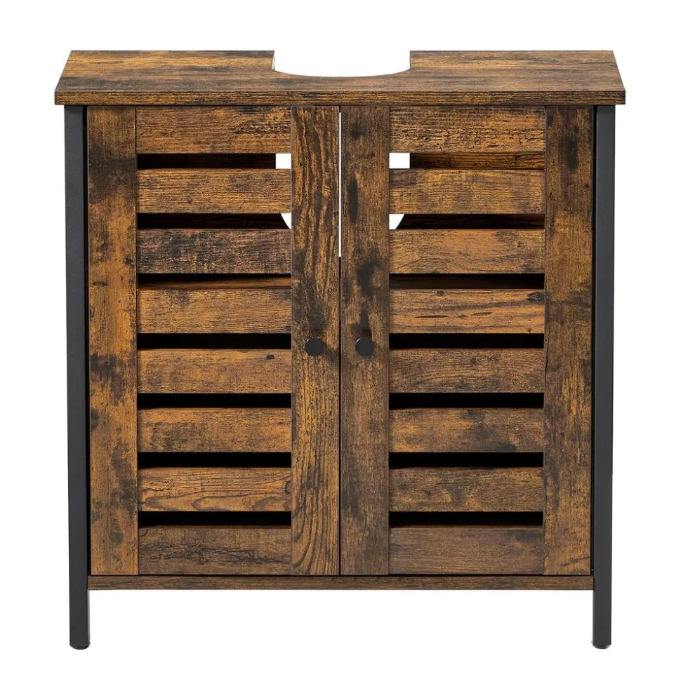 Discount SONGMICS Meuble mural avec étagère réglable et porte à persienne 40 x 16 x 60 cm blanc