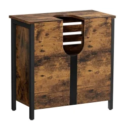 Discount SONGMICS Meuble mural avec étagère réglable et porte à persienne 40 x 16 x 60 cm blanc