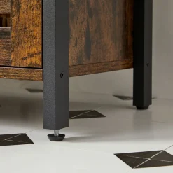 Discount SONGMICS Meuble mural avec étagère réglable et porte à persienne 40 x 16 x 60 cm blanc