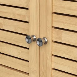 Clearance SONGMICS Meuble rangement bambou