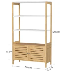 Clearance SONGMICS Meuble rangement bambou