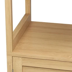 Clearance SONGMICS Meuble rangement bambou