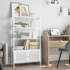 Clearance SONGMICS Meuble rangement bambou