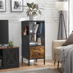 Cheap SONGMICS Meuble rangement bureau Noir