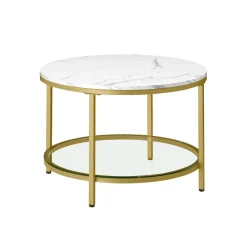 Outlet SONGMICS Meuble salle de bain 2 tiroirs Blanc