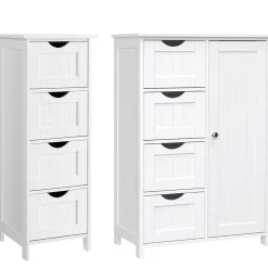 Clearance SONGMICS Meuble salle de bain Blanc