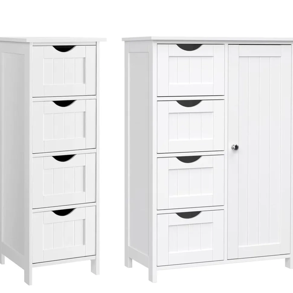 Clearance SONGMICS Meuble salle de bain Blanc