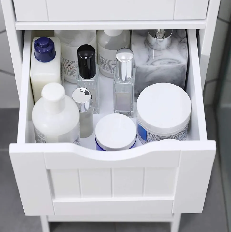 Clearance SONGMICS Meuble salle de bain Blanc