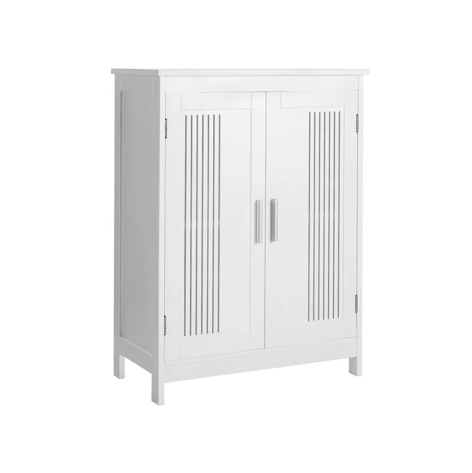 Hot SONGMICS Meuble salle de bain effet marbre Blanc