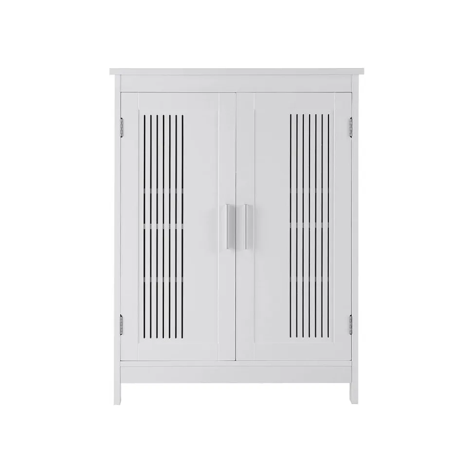 Hot SONGMICS Meuble salle de bain effet marbre Blanc