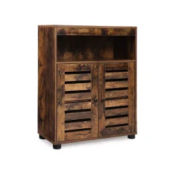 New SONGMICS Meuble salle de bain haut Blanc