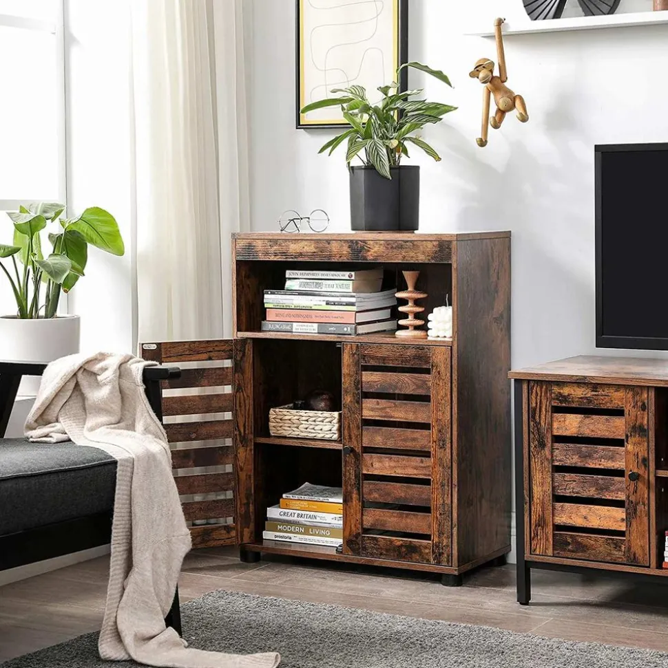 New SONGMICS Meuble salle de bain haut Blanc