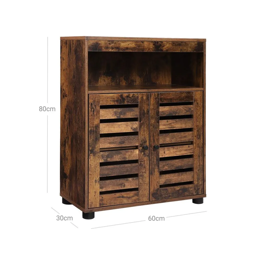 New SONGMICS Meuble salle de bain haut Blanc