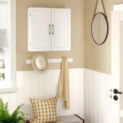 Sale SONGMICS Meuble sous lavabo Blanc