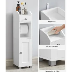 Best Sale SONGMICS Meuble sous lavabo industriel Brun Vintage Noir