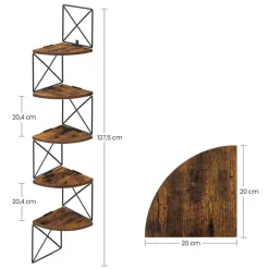 Cheap SONGMICS Meuble sous lavabo rustique Marron Rustique
