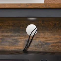 Best SONGMICS Meuble TV 4 cases industriel Noir