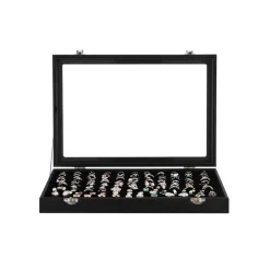 New SONGMICS Meuble TV 2 portes Industriel Brun Vintage Noir