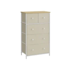 Outlet SONGMICS Meuble TV 2 portes rustique Marron Rustique