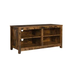 Outlet SONGMICS Meuble TV avec trous câbles Blanc