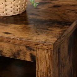 Outlet SONGMICS Meuble TV avec trous câbles Blanc