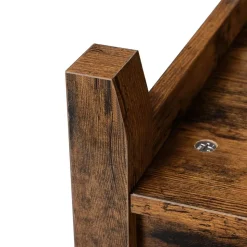 Outlet SONGMICS Meuble TV avec trous câbles Blanc