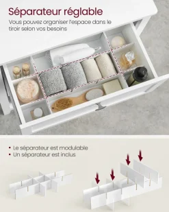 Best SONGMICS Meuble TV design X